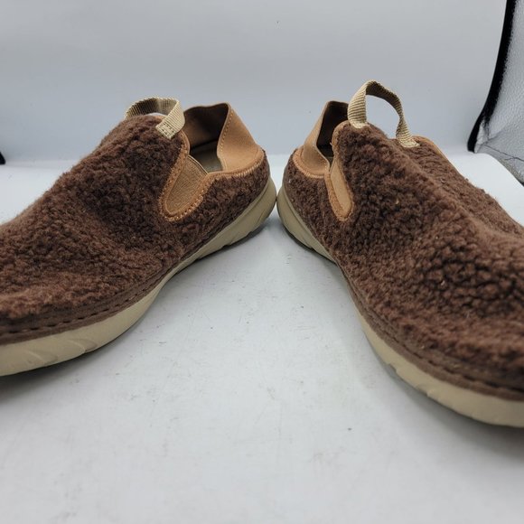 Merrell Hut Moc Mens 9 Brown Cozy Smore Marron Fuzzy Slip On Shoes J002979 main image 7